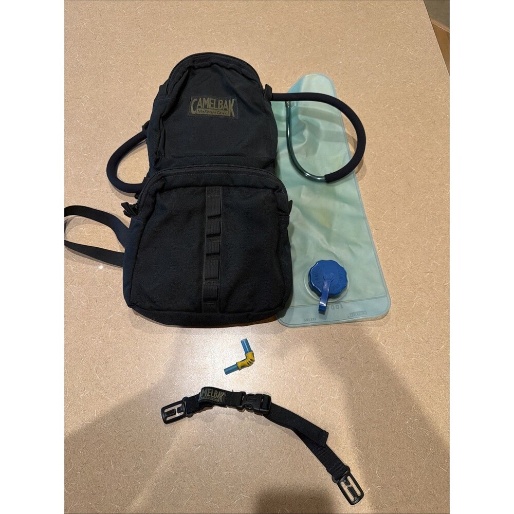 Vtg Mule CamelBak Maximum Gear Hydration Pack Black Made USA FasTrak Tactical